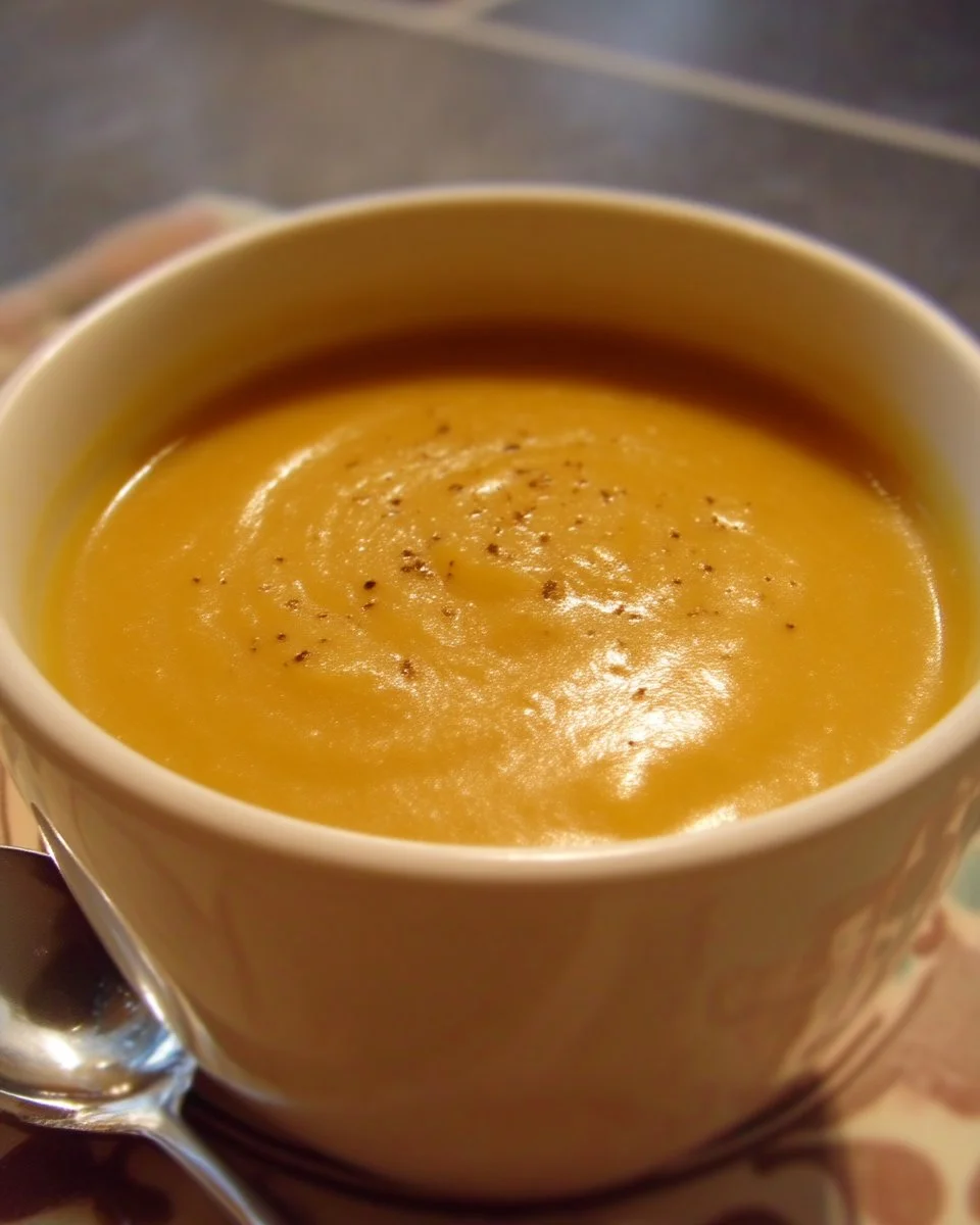 Potage aux patates douces, une recette réconfortante et savoureuse.