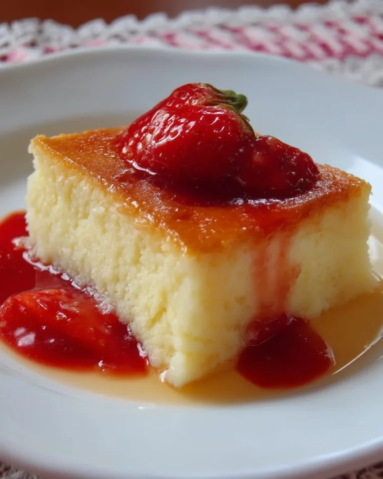 Pouding érable et fraises dans un bol avec des fruits frais