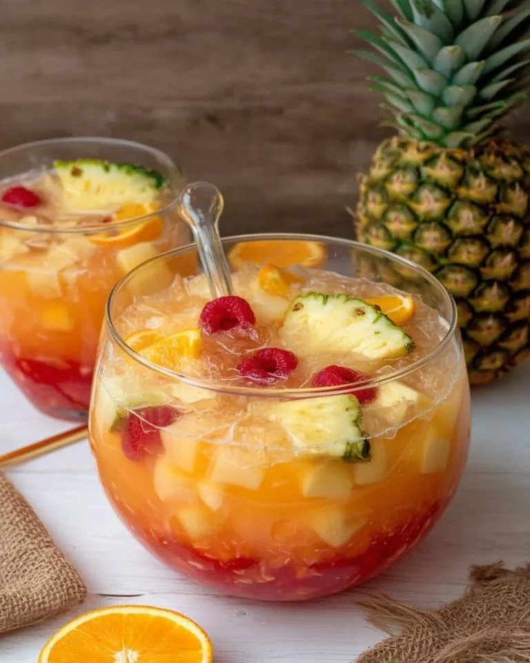 Recette de punch tropical fruité et rafraîchissant pour l'été