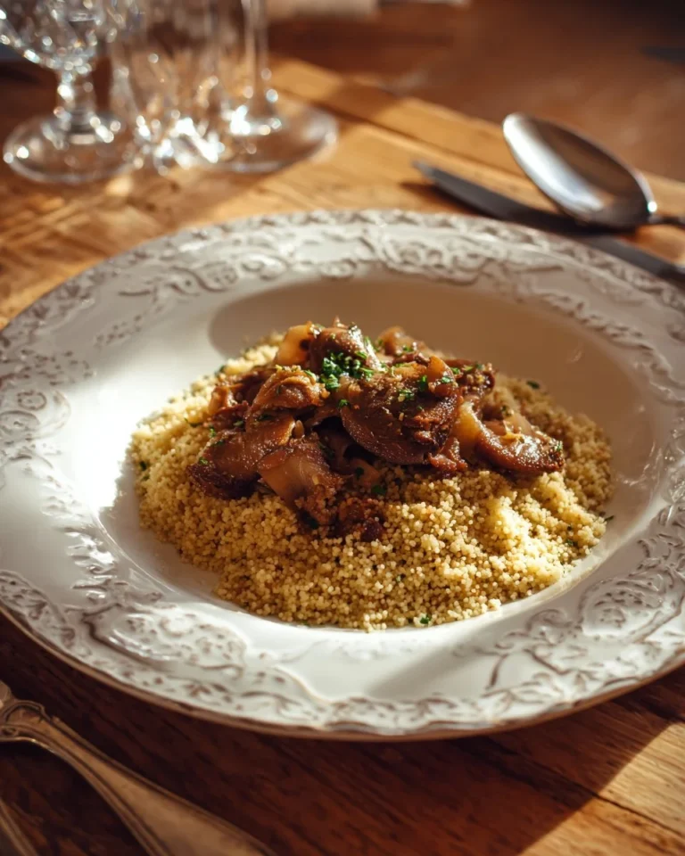 Râble de lapin au sirop d'érable, plat gourmet délicieux et raffiné.