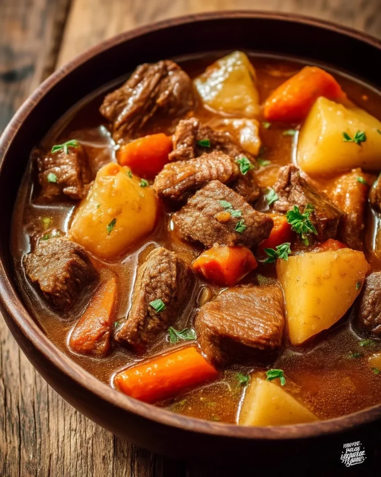 Ragoût de bœuf préparé dans un autocuiseur, plat savoureux et réconfortant