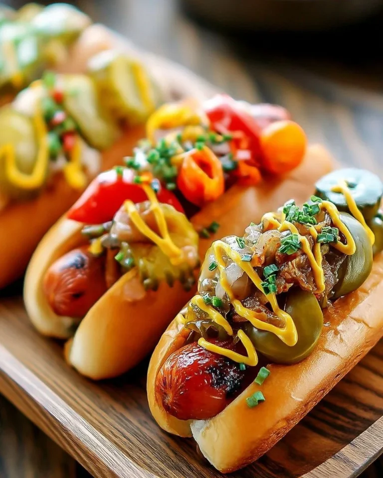 Recette de mini hot dogs avec moutarde et cornichons