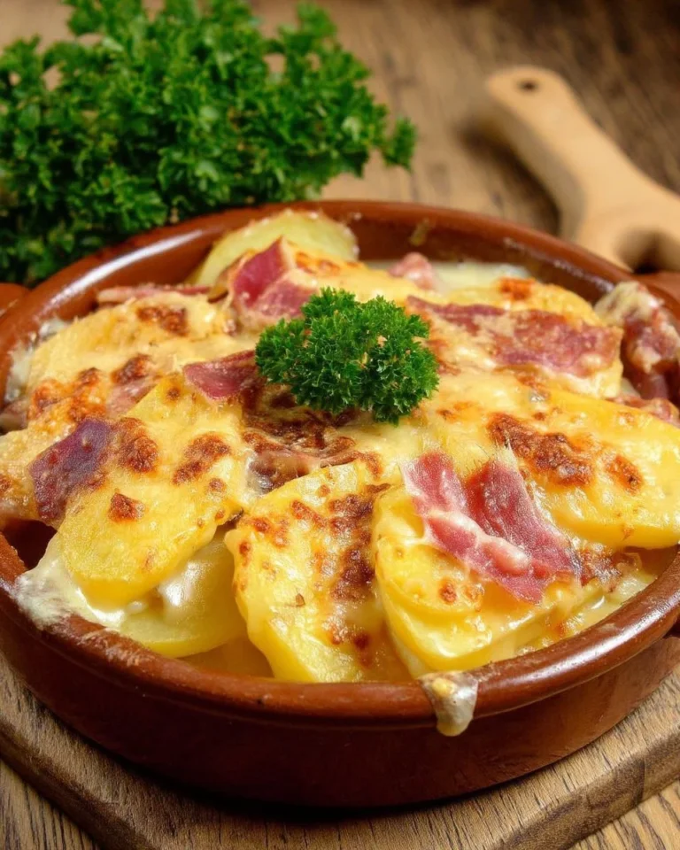 Tartiflette traditionnelle au reblochon, un plat savoureux et réconfortant