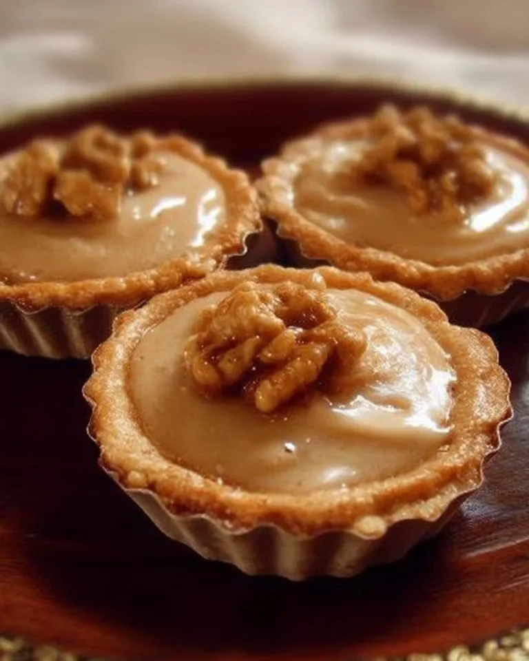 Tartelettes à l'érable fraîchement préparées sur une assiette élégante.