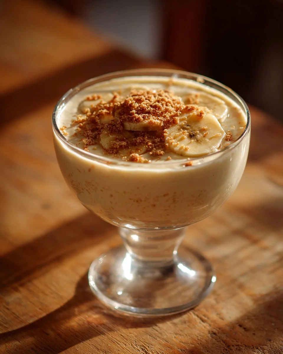 Recette de tiramisu avec banane et sirop d'érable, un dessert délicieux et crémeux.