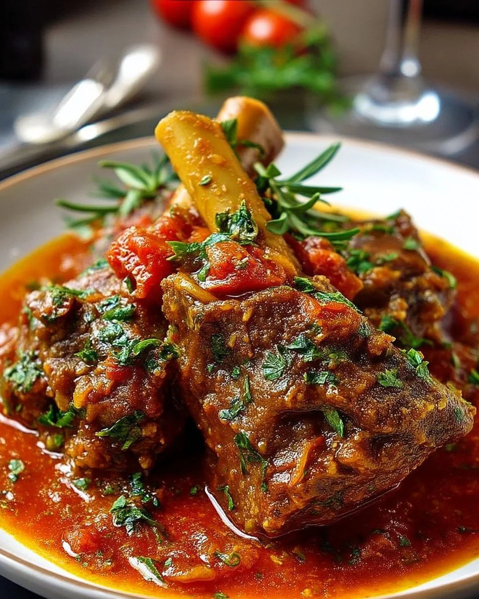 Souris d’agneau mijotées à la tomate