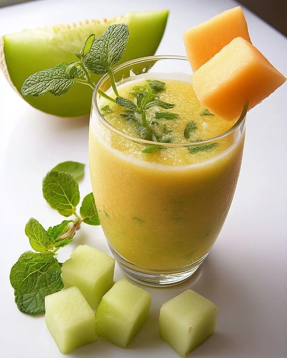Smoothie Melon et Menthe