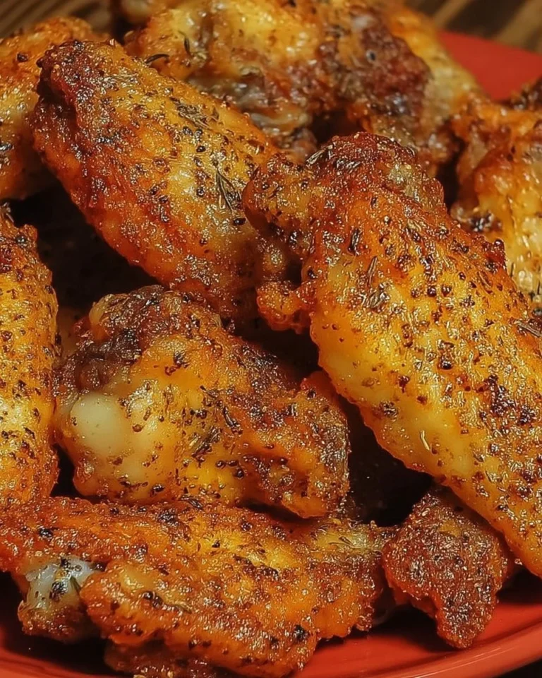 Ailes de poulet croustillantes et épicées prêtes à déguster