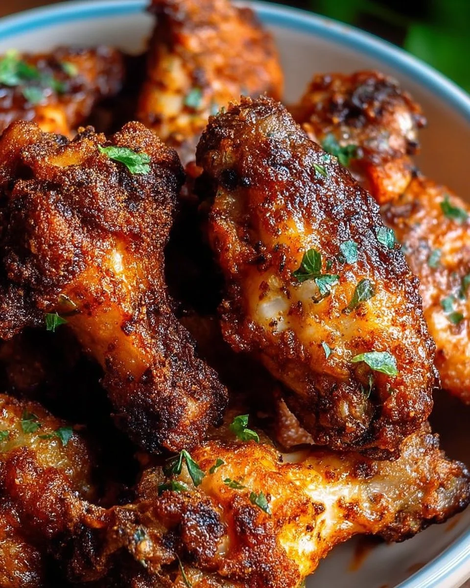 Ailes de poulet épicées façon cajun prêtes à être dégustées