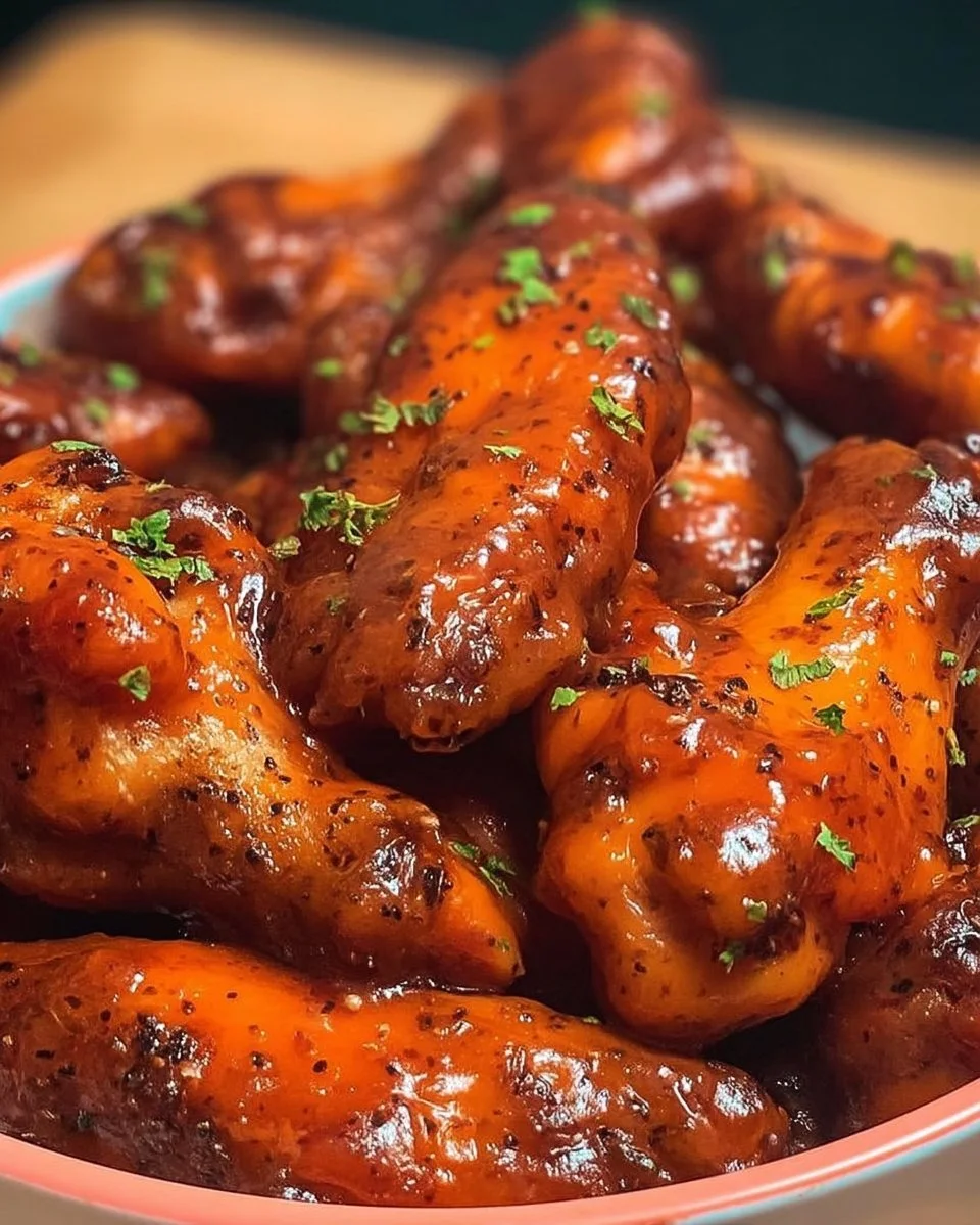 Recette d'ailes de poulet sucrées et épicées, délicieuses et savoureuses