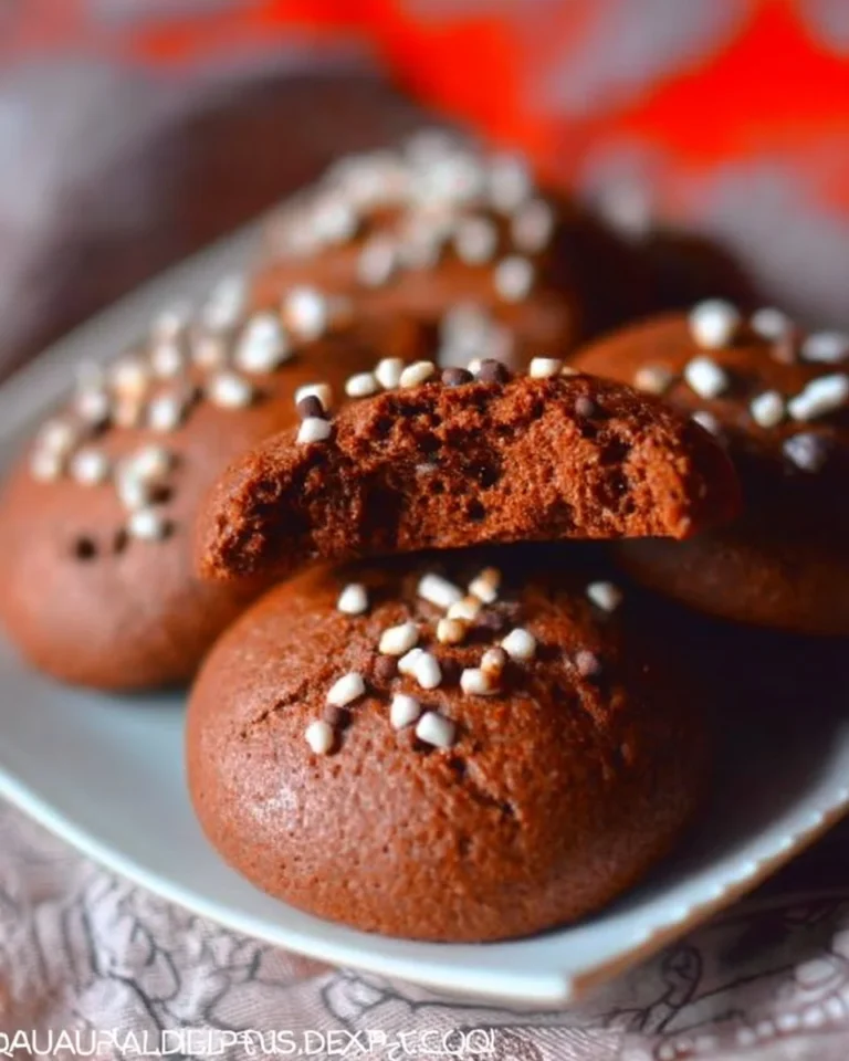 Biscuit moelleux au chocolat, sablés italiens délicieusement fondants