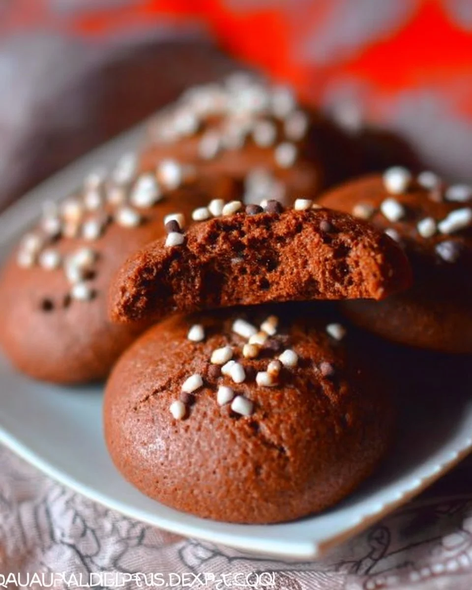Biscuit moelleux au chocolat, sablés italiens délicieusement fondants