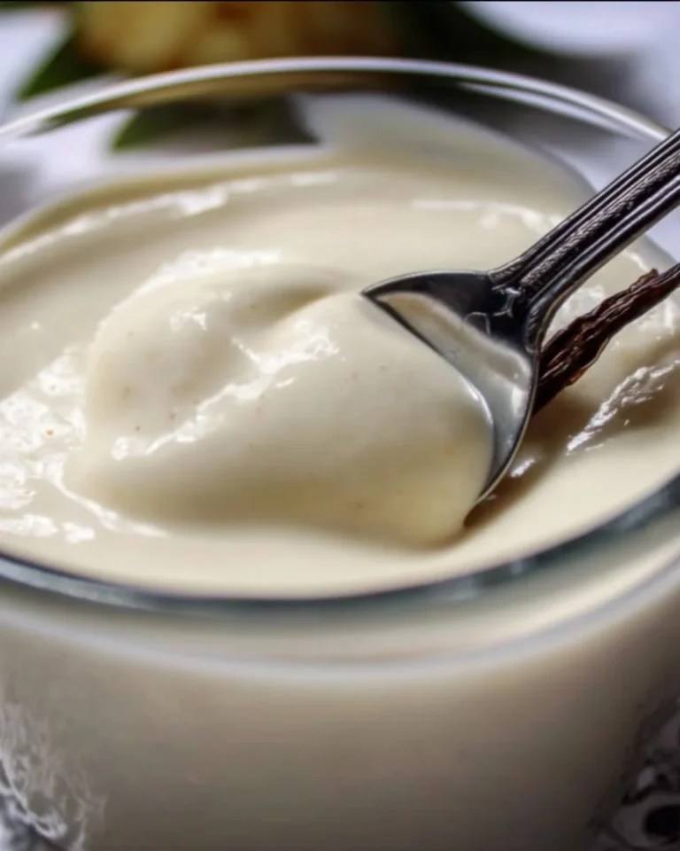 Blanc Manger à la Vanille, un dessert crémeux et délicat servi dans un bol.