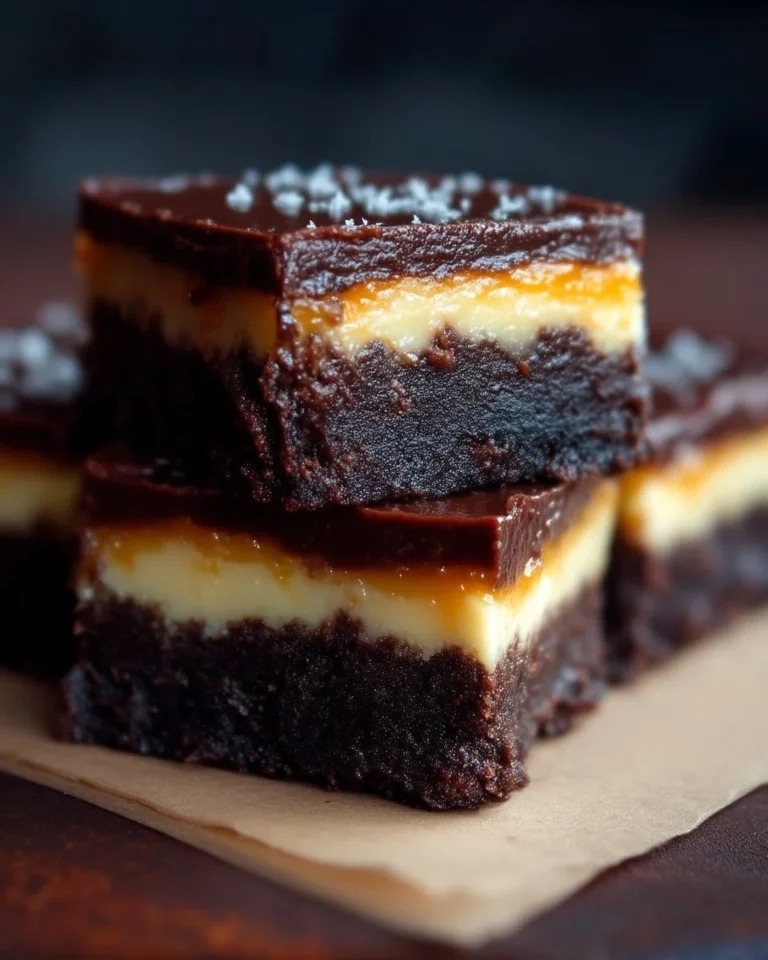 Carrés au Cacao garnis de Confiture d'Orange, une délicieuse gourmandise