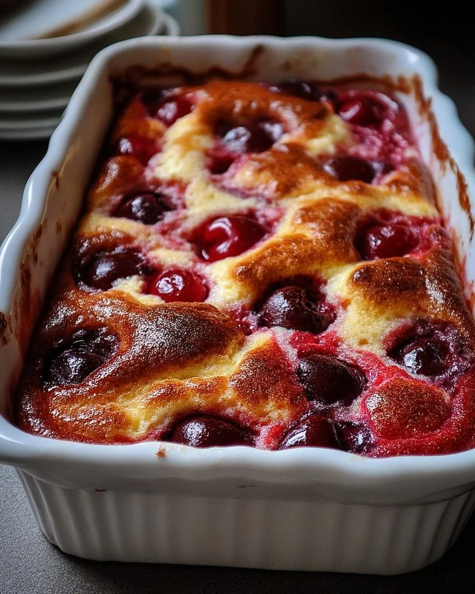 Clafoutis aux cerises maison, un dessert savoureux et appétissant