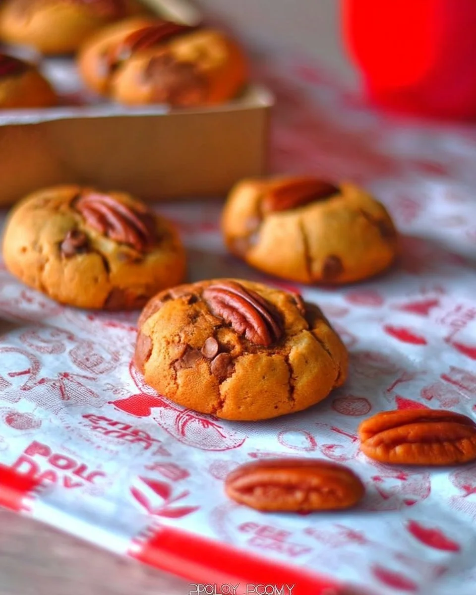 Cookies moelleux au chocolat et noix de pécan, délicieux et gourmands