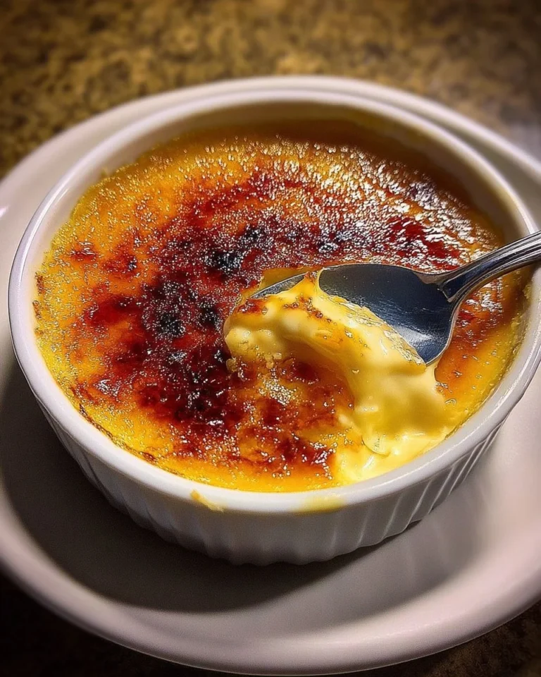 Recette de crème brûlée à la vanille avec une croûte caramélisée