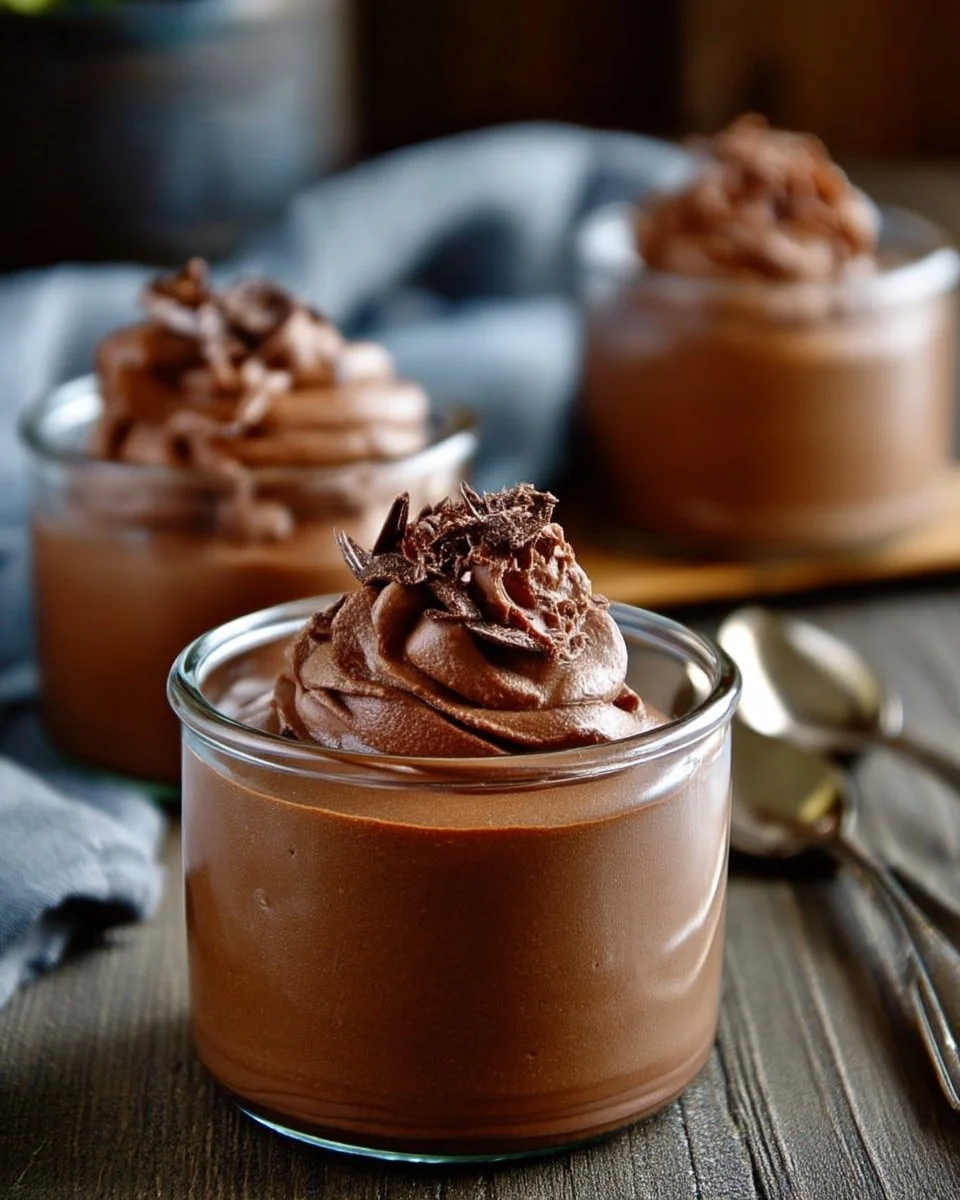 Crème dessert au chocolat façon mousse, un dessert gourmand et onctueux