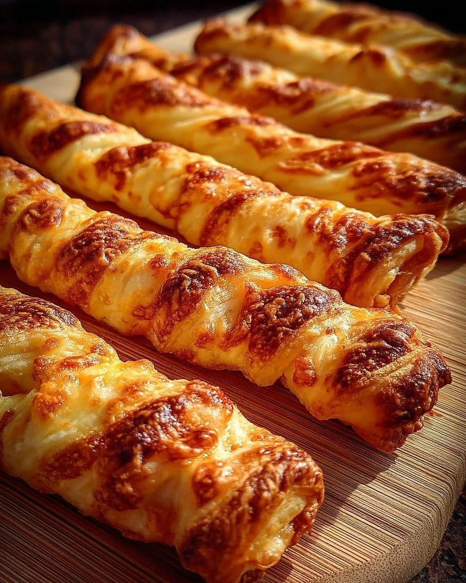 Feuilletés apéritifs torsadés au fromage idéaux pour un apéritif de Pâques