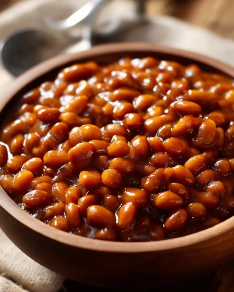 Plat de fèves au lard savoureux et réconfortant