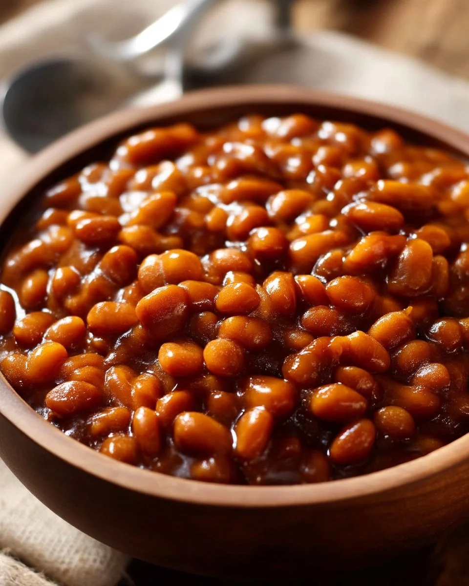 Plat de fèves au lard savoureux et réconfortant