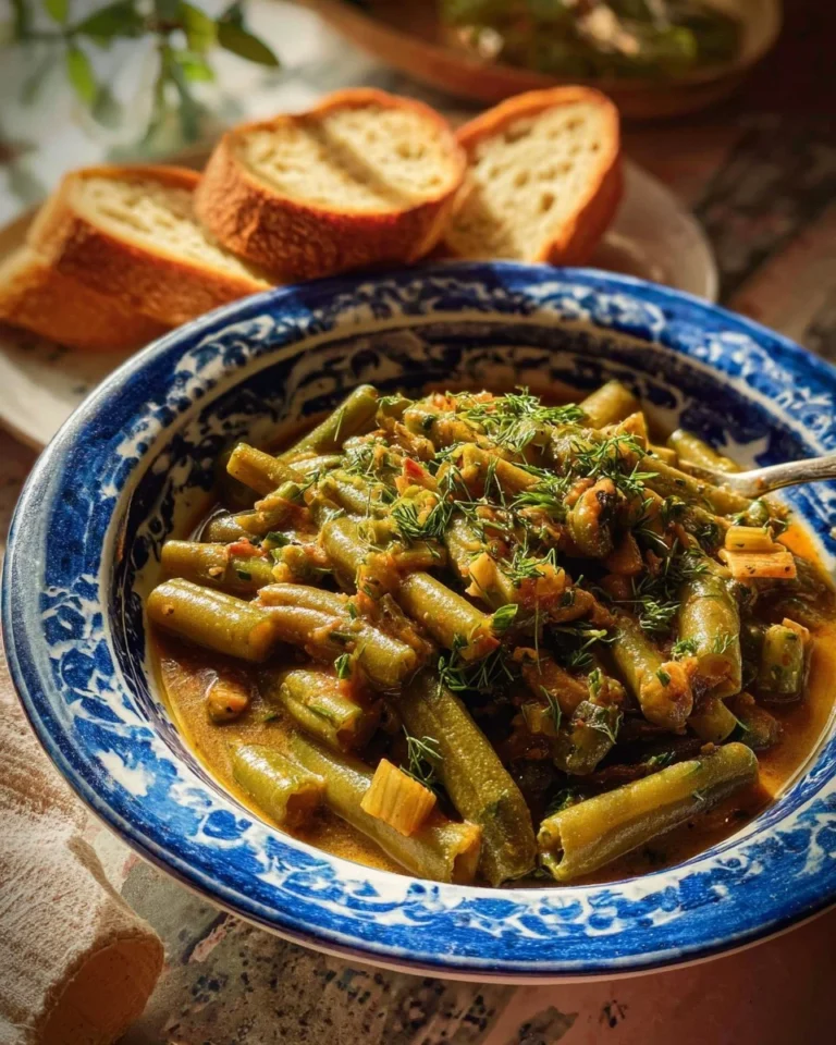 Assiette de fèves en entrée, délicieuses et colorées, prêtes à être servies.