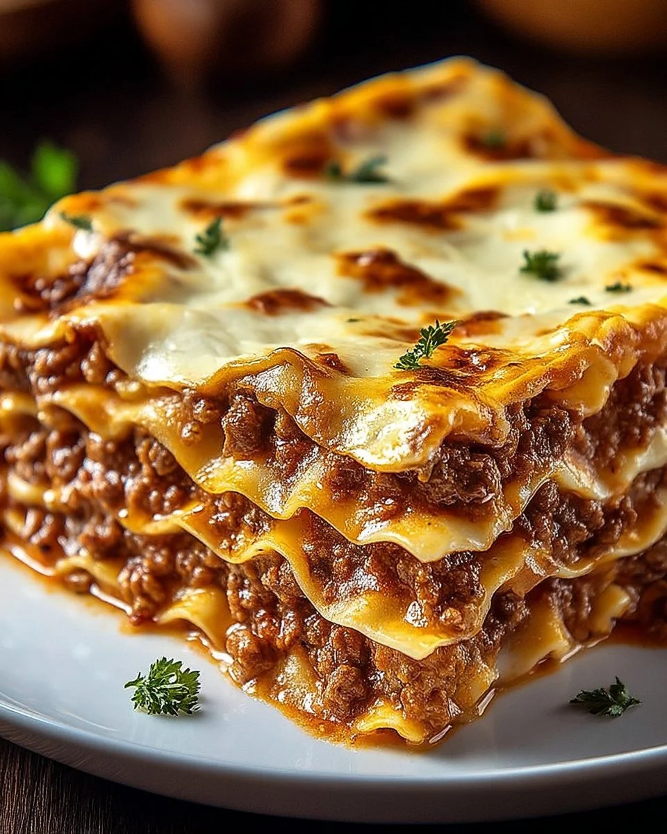 Lasagnes fondantes à la viande façon grand-mère, un plat réconfortant