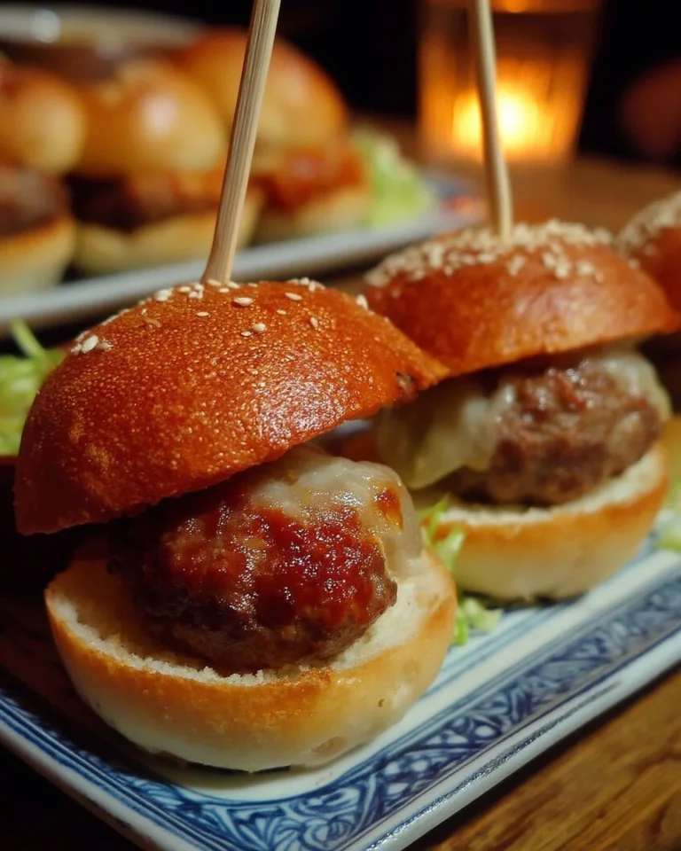 Assiette de mini-burgers à la façon tapas, idéals pour des apéritifs conviviaux.