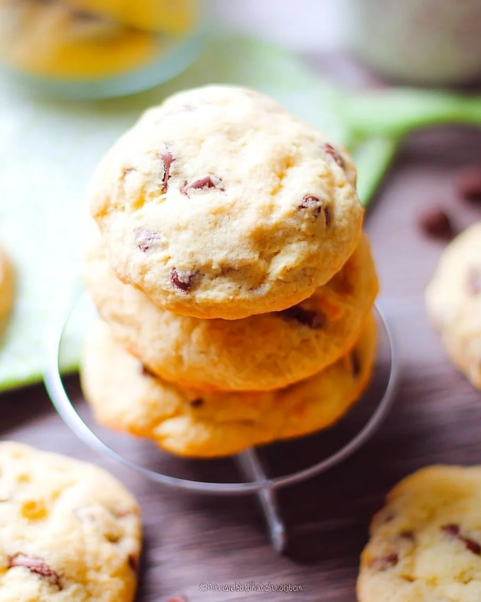 Cookies moelleux aux pépites de chocolat sur une assiette