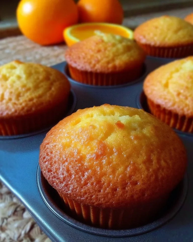 Muffins à la marmelade fraîchement cuits dans un moule