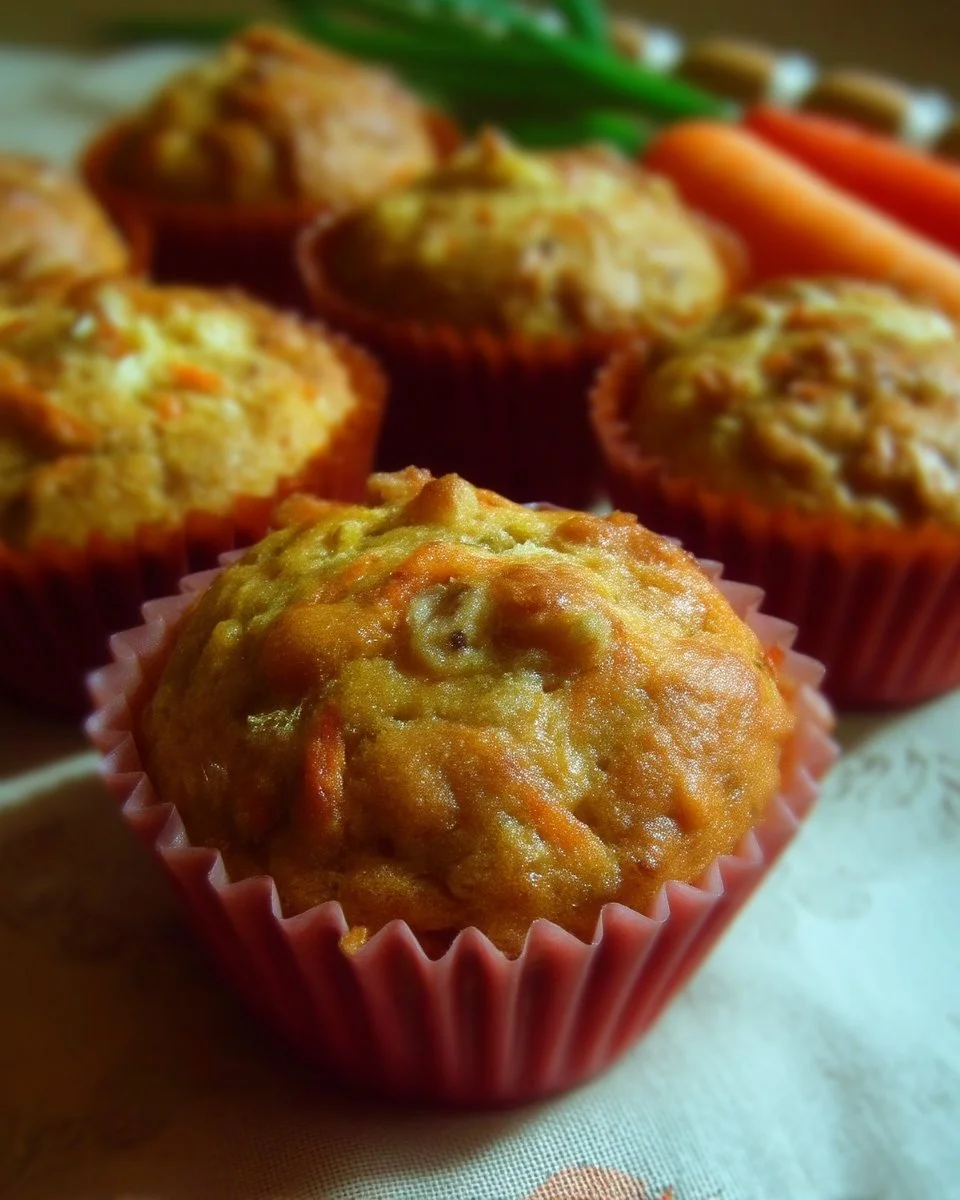 Muffins aux carottes moelleux et savoureux, parfaits pour un moment gourmand