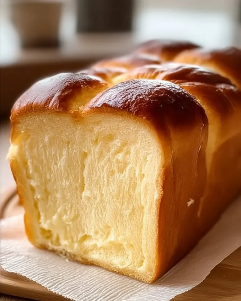 Pain Brioché fait maison, prêt en 30 minutes, doré et moelleux.