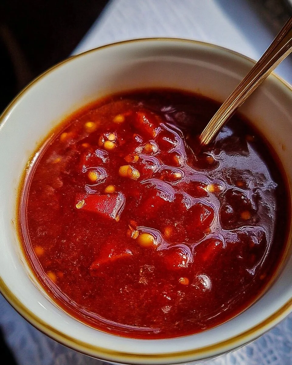 Recette de sauce piment doux maison de style asiatique