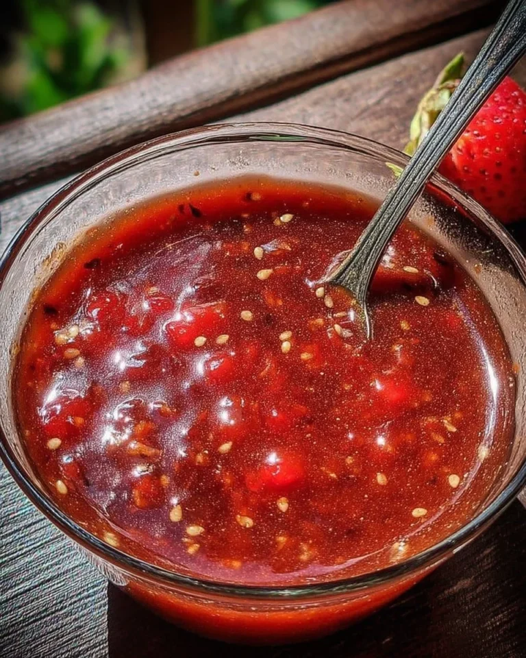 Recette maison de vinaigrette fraise et balsamique pour salades