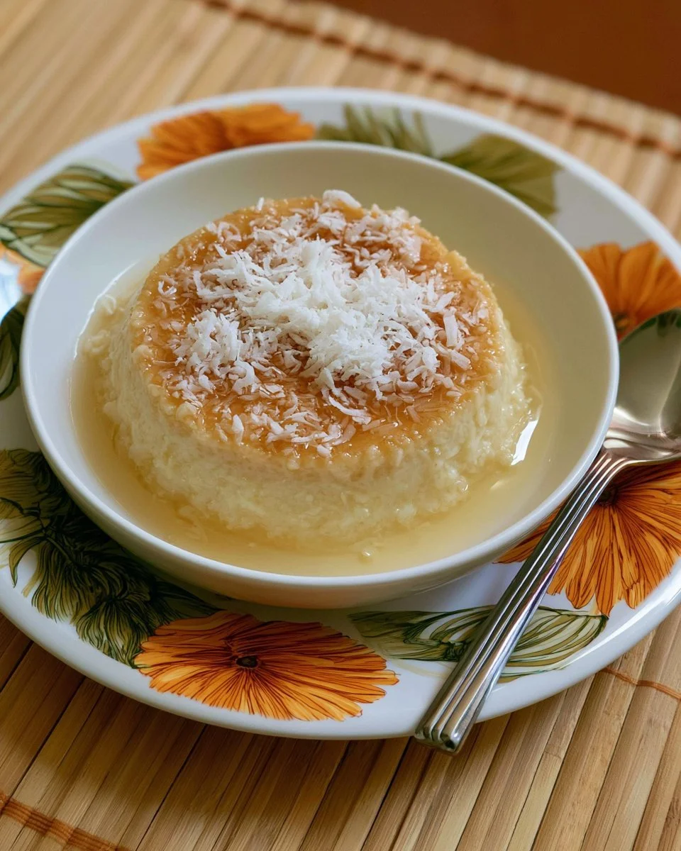 Blanc-manger à l'érable et noisettes de coco, un dessert crémeux et savoureux