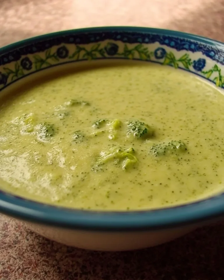 Bol de crème de brocoli à la Cyn, plat santé et savoureux