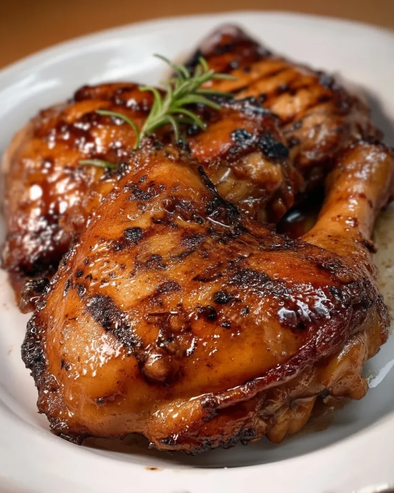 Cuisses de poulet au miel et balsamique, plat savoureux et gourmand