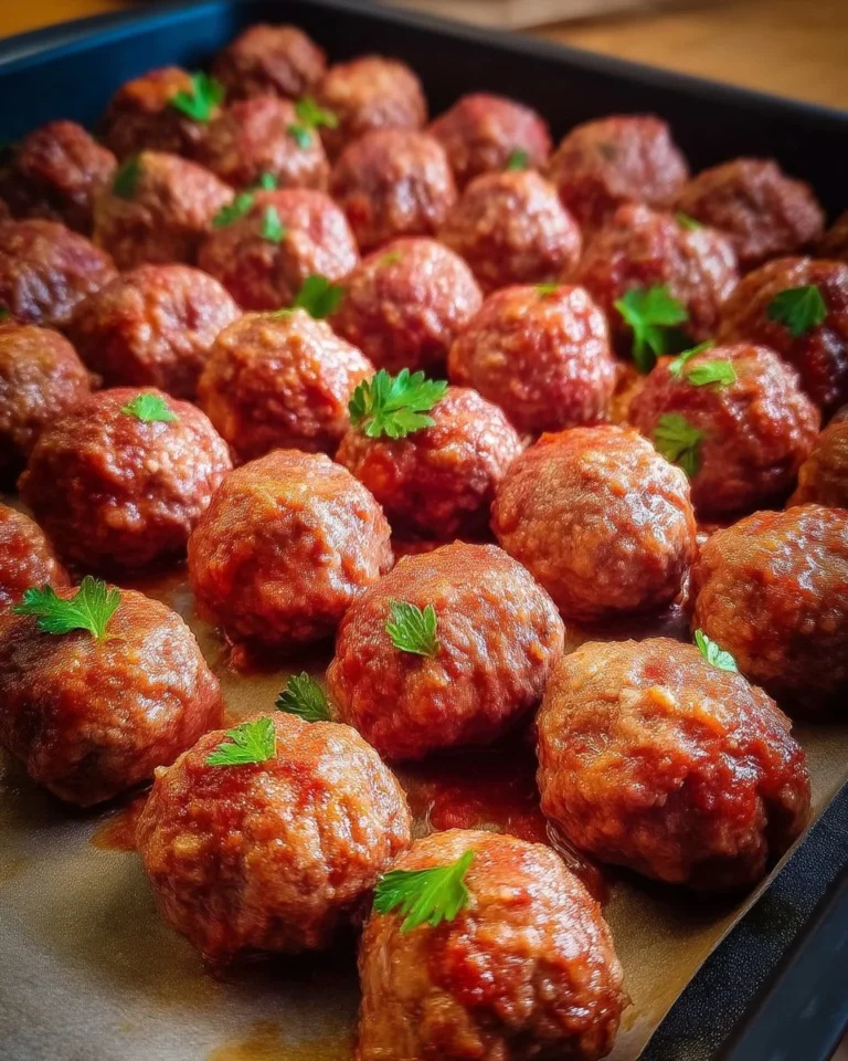 Boulettes de viande de boeuf maison préparées avec soin par maman