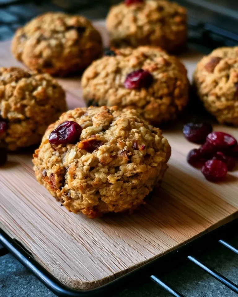 Cookies à l'avoine et aux fruits frais, une délicieuse collation saine