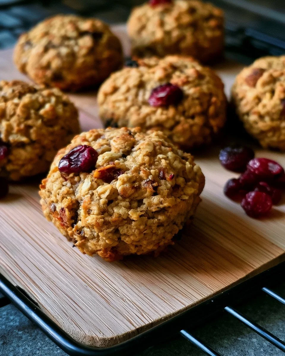 Cookies à l'avoine et aux fruits frais, une délicieuse collation saine
