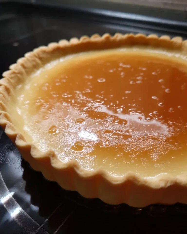 Tarte crémeuse au sirop d'érable, dessert onctueux et sucré