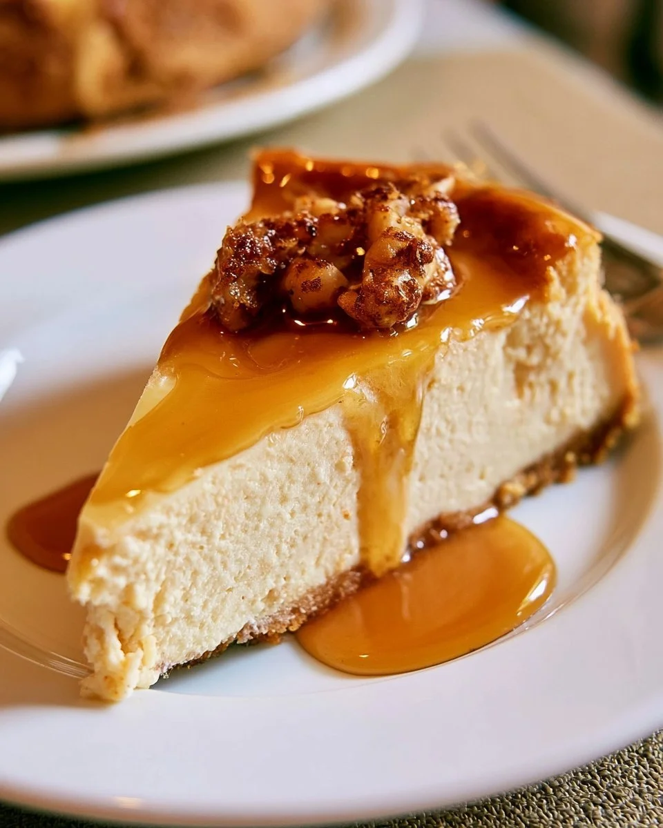 Cheesecake épicé au sirop d'érable, une délicieuse pâtisserie
