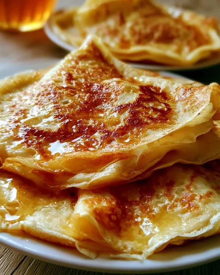 Délicieuses crêpes à l'érable fines préparées avec soin