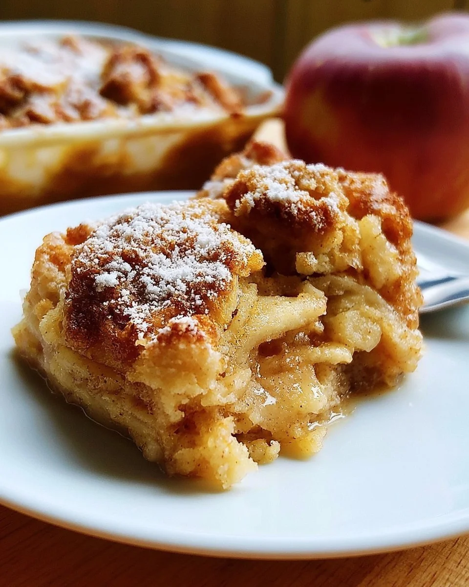 Croustade aux pommes à l'érable servie avec une boule de glace
