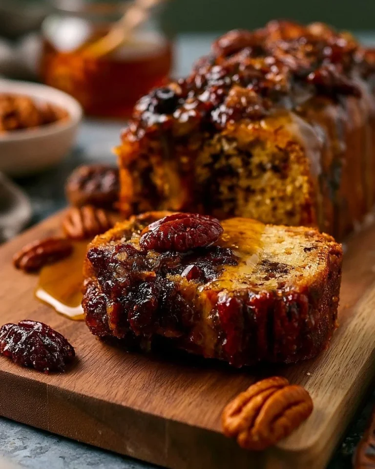 Gâteau aux noix de pécan et sirop d'érable, dessert gourmand fait maison