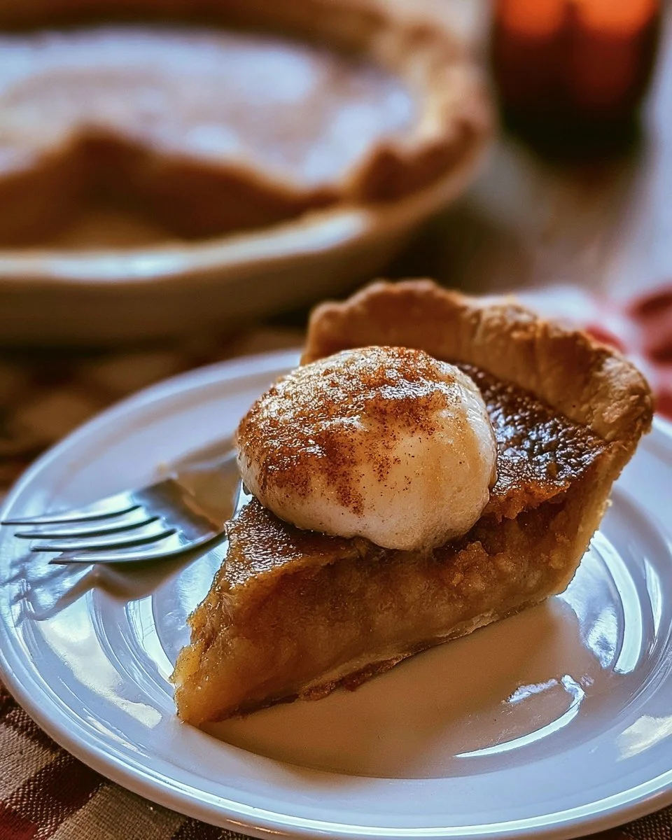 Tarte au sucre à la crème à l'érable, un dessert traditionnel canadien